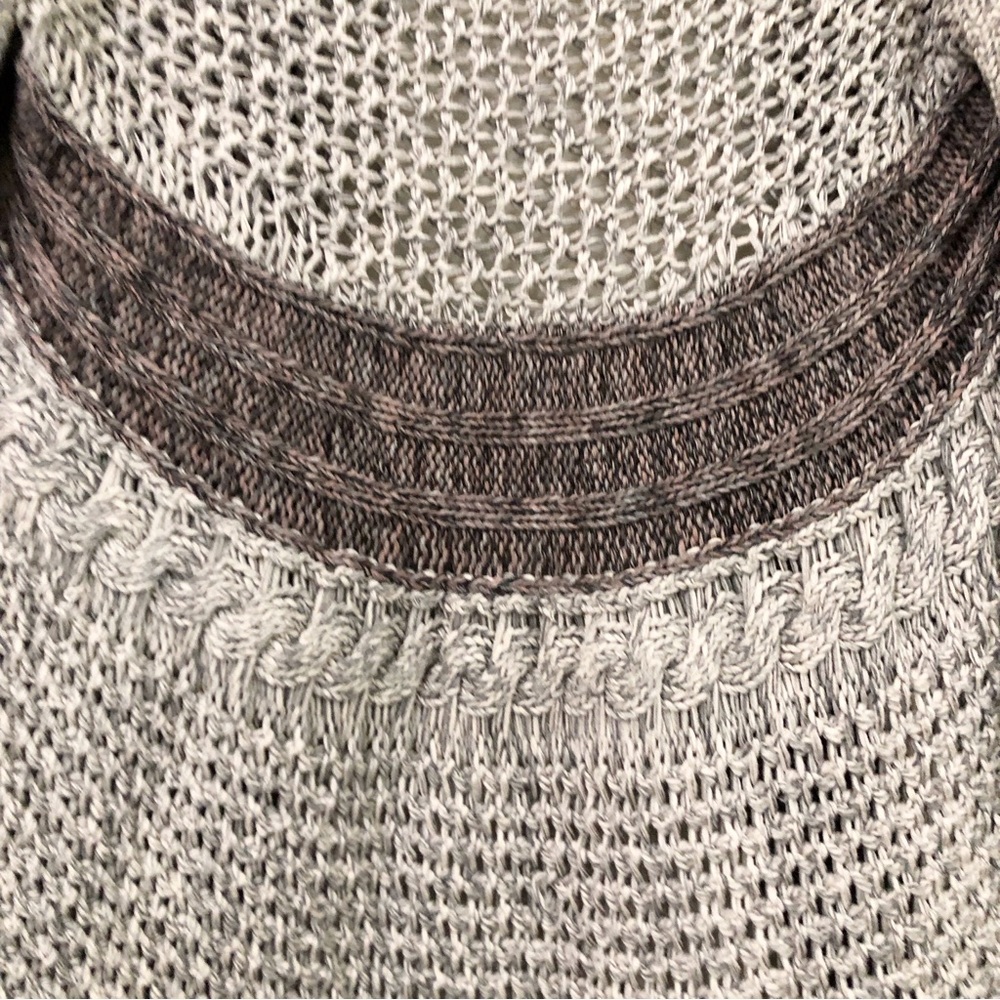 CAbi | Chunky Knit Open Front Shawl Collar Cardigan Sweater - Picture 11 of 15